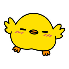 cute cartoon baby bird