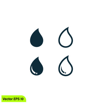 water splash icon vector illustration simple design element