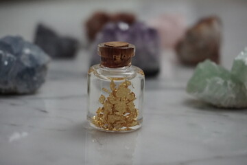 Solid Gold on a 2 centimeter jar II