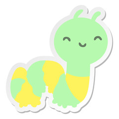 Fototapeta premium cute bug sticker
