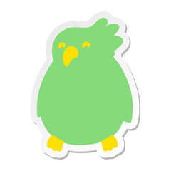 parrot sticker