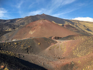 Italy Sicily, Catania active volcano Etna landscape