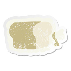 loaf of bread in bag grunge sticker