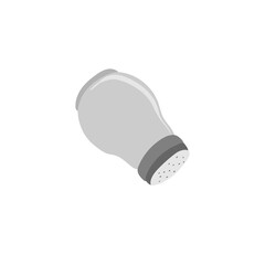 salt shaker. salt and pepper. utensils for spices. seasoning for the table. stock vector illustration isolated on white background.