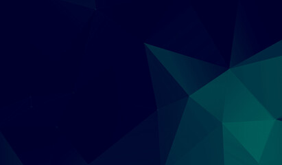 Obraz premium Green gradient Abstract Triangle Background. 3D Triangles. Modern Wallpaper.