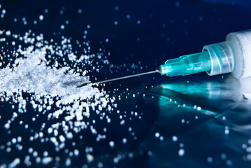 syringe and medicine