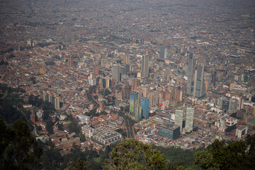 aerial view of the city