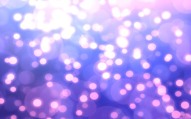 Abstract Ultra Violet bokeh background.