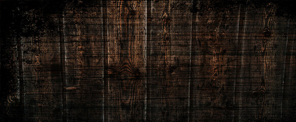 Old grunge dark textured wooden background,The surface of the brown wood texture .