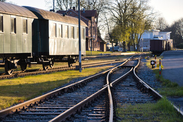 Obraz premium Old rail cars