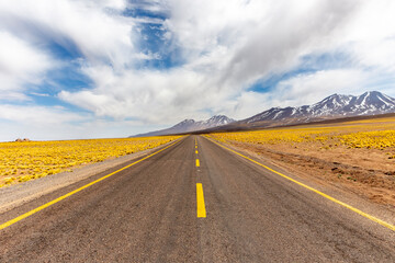 Route 23, a scenic road in the north of Chile