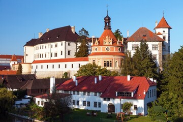Obraz premium Castle chateau palace Jindrichuv Hradec Czech republic
