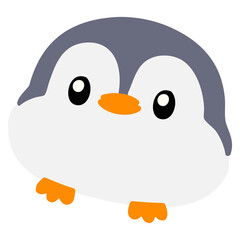 cute christmas penguin