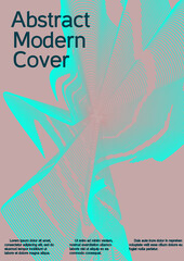 Creative background from abstract lines to create a fashionable abstract cover, banner, poster, booklet.