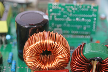 Close up of a circuit board	