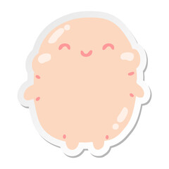 cartoon human sticker