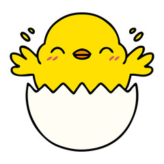 baby bird hatching from egg