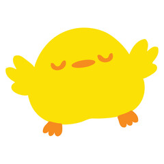 cute cartoon baby bird