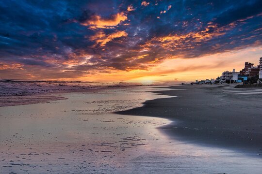 Atardecer Costa Atlantica Argentina Villa Gesell