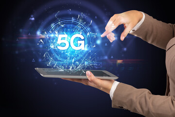 Close-up of a touchscreen with abbreviation.