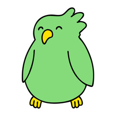 bird most likely a parrot