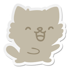 cute little cat sticker