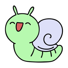 cute cartoon snail