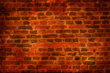 Grunge old weathered brick wall. Suitable for background.