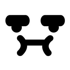 annoyed face icon