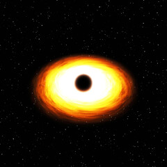 Black holes 3d rendering. Art black hole background. Dark dimension. Mysterious dimension. Wormhole.