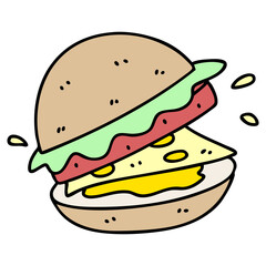 a tasty burger