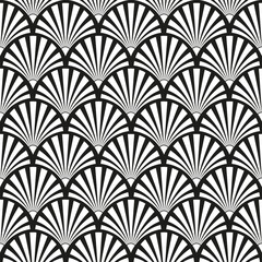 Fototapeta premium Seamless Art Deco sunburst pattern