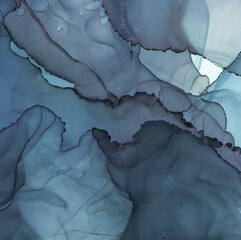 Fototapeta premium Alcohol Ink Texture. Oil Liquid Artistic Print.