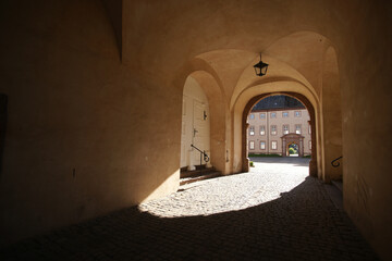 Schloss Corvey, Kloster, Unesco, Weltkulturerbe, Torbogen