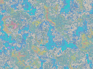 Pink blue wall texture, mosaic background texture