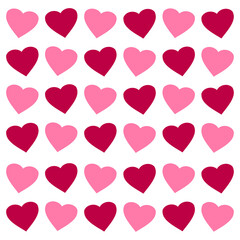 hearts repeat pattern