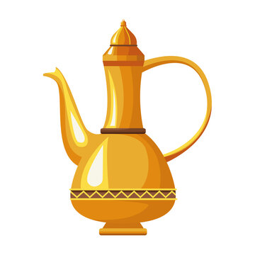 golden jar teapot