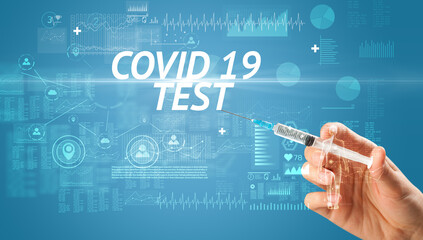 Syringe needle with virus vaccine