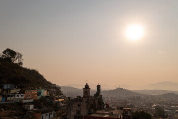 Obraz premium Capilla de San Miguel Arcángel, Atlixco Puebla