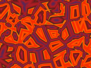 Orange purple shapes, texture, seamless pattern with shapes