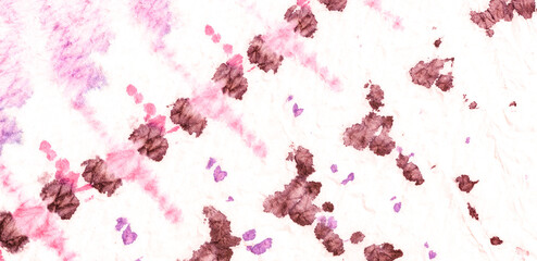 Shibori Indian Boho. Red Art Color Tribal