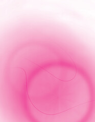 Pink blurred background with transparent spheres. Minimal graphics