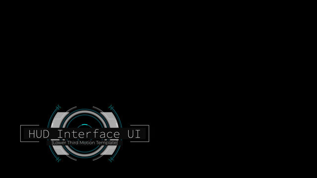 HUD Interface UI Lower Third