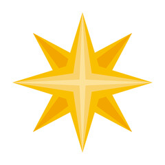 golden star decoration