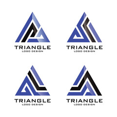 Triangle Logo Template Vector Illustration