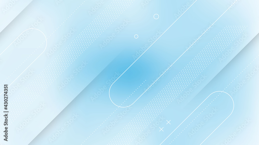 Poster abstract modern background with memphis element and blur effect for technology and futuristic theme.