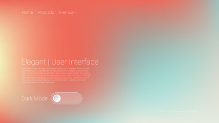 Abstract Modern Background with Pastel Color and Blur Effect for Website Landing Page.
