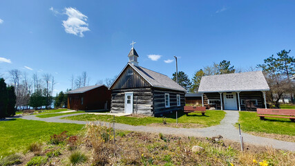 An old church on a sunny day