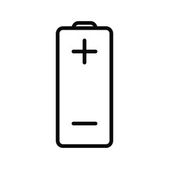 Battery. Single flat icon color e ditable