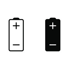 Battery. Single flat icon color e ditable